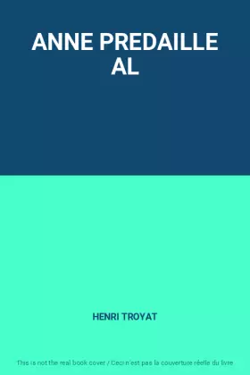 Couverture du produit · ANNE PREDAILLE AL