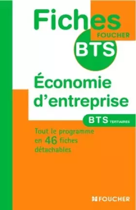 Couverture du produit · Economie d'entreprise BTS Tertiaires (Ancienne Edition)