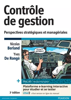 Couverture du produit · CONTROLE DE GESTION 3E EDITION + MYLAB