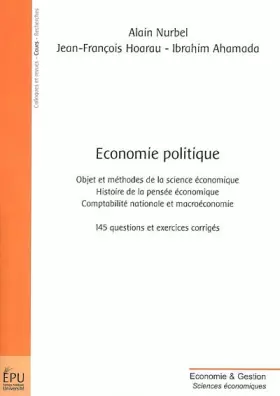 Couverture du produit · Economie Politique : 145 questions et exercices corrigés