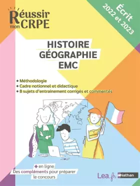 Couverture du produit · Concours Professeurs des écoles CRPE 2022 - Histoire/Géographie/EMC - Notions fondamentales, Méthodologie, carte, didactique, s