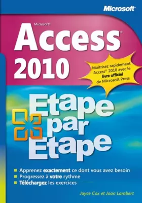 Couverture du produit · Access 2010 - Etape par Etape