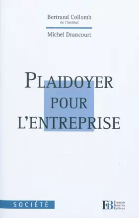 Couverture du produit · Plaidoyer pour l'entreprise