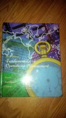 Couverture du produit · Fundamentals of Operations Management (The Irwin/McGraw-Hill Series: Operations & Decision Sciences)