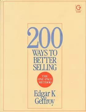 Couverture du produit · 200 Ways to Better Selling