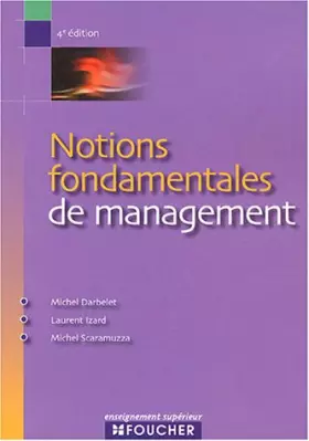 Couverture du produit · Notions fondamentales de Management