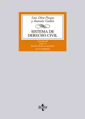 Couverture du produit · Sistema de Derecho Civil: Volumen III (Tomo 2) Derechos reales en particular: 3 (Derecho - Biblioteca Universitaria de Editoria