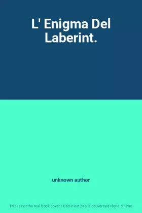 Couverture du produit · L' Enigma Del Laberint.