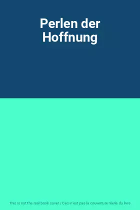 Couverture du produit · Perlen der Hoffnung