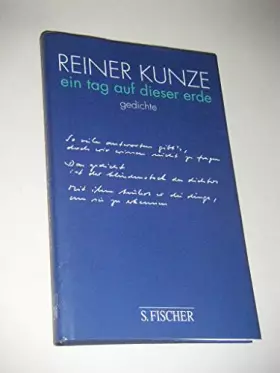 Couverture du produit · ein tag auf dieser erde: gedichte