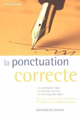 Couverture du produit · La ponctuation correcte