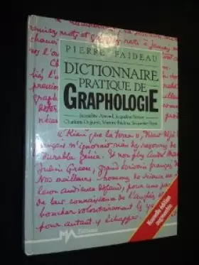 Couverture du produit · Dictionnaire pratique de graphologie
