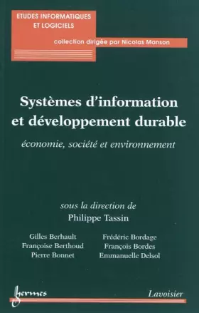Couverture du produit · Systèmes d'information et développement durable : Economie, société et environnement