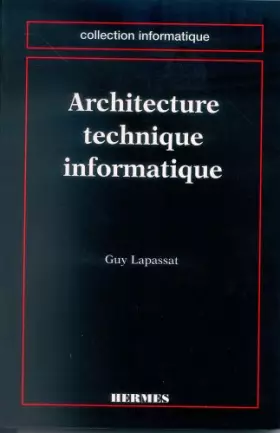 Couverture du produit · Architecture technique informatique