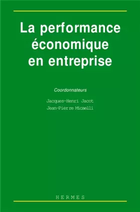 Couverture du produit · La performance économique en entreprise