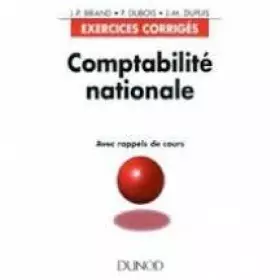 Couverture du produit · COMPTABILITE NATIONALE. : Exercices corrigés et rappels de cours, Mise à jour 1995