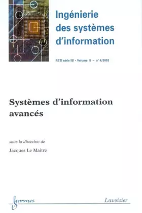 Couverture du produit · Systemes d'information avances (revue rsti vol. 8 no. 4-2003)