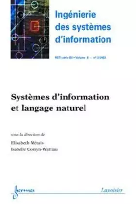 Couverture du produit · systemes d'information et langage naturel