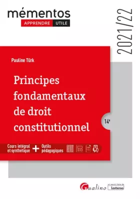 Couverture du produit · Principes fondamentaux de droit constitutionnel: Un cours ordonné, complet et accessible de la théorie du droit constitutionnel