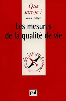 Couverture du produit · Les mesures de la qualité de vie