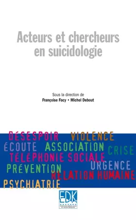 Couverture du produit · Acteurs et chercheurs en suicidologie