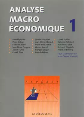 Couverture du produit · Analyse macroéconomique, tome1
