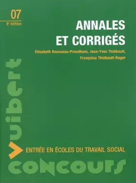 Couverture du produit · Annales et corrigés : Entrée en écoles du travail social