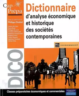 Couverture du produit · Dictionnaire d'analyse économique et historique des sociétés contemporaines