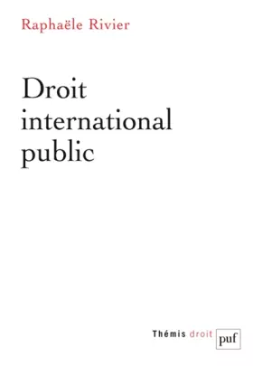 Couverture du produit · Droit international public