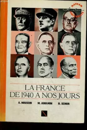 Couverture du produit · FRANCE DE 1940 A NOS JOURS -LA