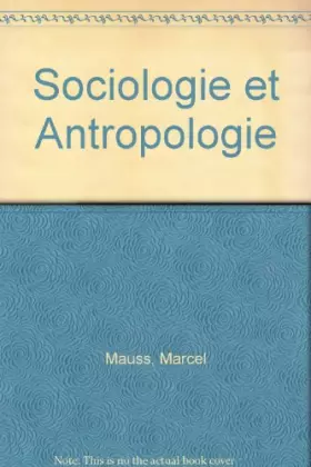 Couverture du produit · Sociologie et anthropologie