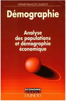 Couverture du produit · Démographie : Analyse des populations et démographie économique