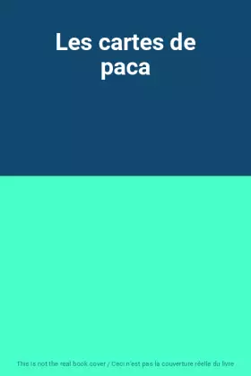 Couverture du produit · Les cartes de paca