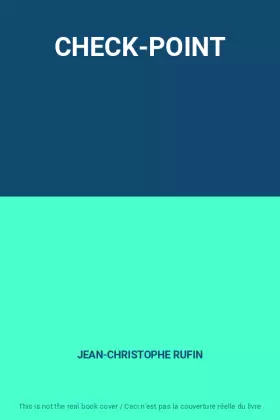 Couverture du produit · CHECK-POINT