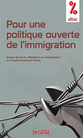 Couverture du produit · Pour une politique ouverte de l'immigration