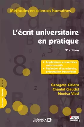 Couverture du produit · L'écrit universitaire en pratique