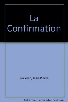 Couverture du produit · La confirmation