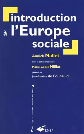 Couverture du produit · Introduction à l'Europe sociale