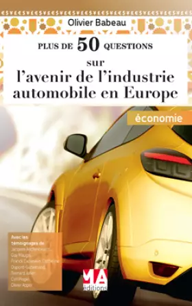 Couverture du produit · L AVENIR DE L'INDUSTRIE AUTOMOBILE EN EUROPE