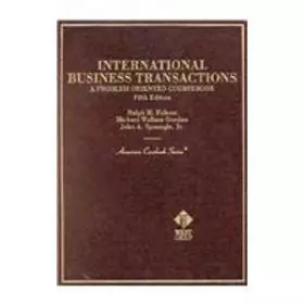 Couverture du produit · International Business Transactions: A Problem-Oriented Coursebook (American Casebook Series and Other Coursebooks)