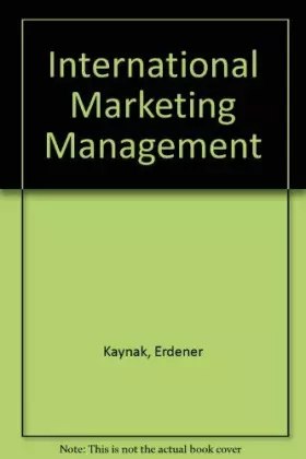 Couverture du produit · International marketing management
