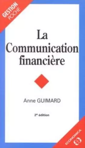 Couverture du produit · La communication financière