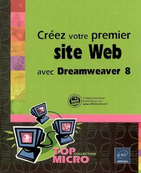 Couverture du produit · Créez votre premier site Web avec Dreamweaver 8