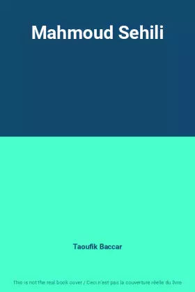 Couverture du produit · Mahmoud Sehili