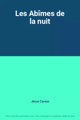 Couverture du produit · Les Abîmes de la nuit