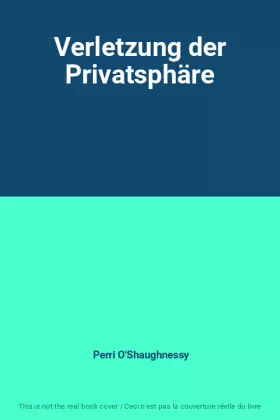 Couverture du produit · Verletzung der Privatsphäre