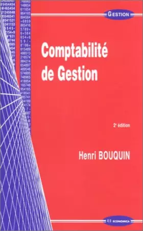 Couverture du produit · Comptabilité de gestion