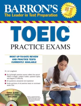 Couverture du produit · Barron's TOEIC Practice Exams