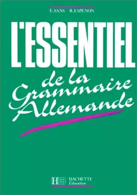 Couverture du produit · L'Essentiel de la grammaire allemande