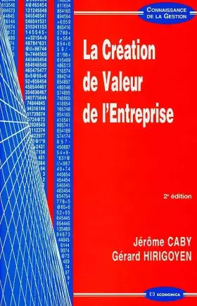 Couverture du produit · La Création de valeur de l'entreprise